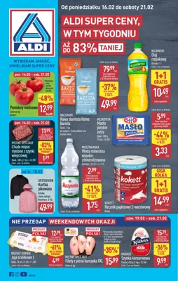 ALDI gazetka - od 16/02/2026 do 21/02/2026