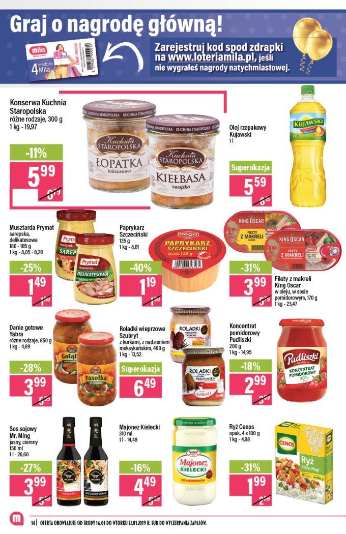 Gazetka promocyjna Mila str. 14
