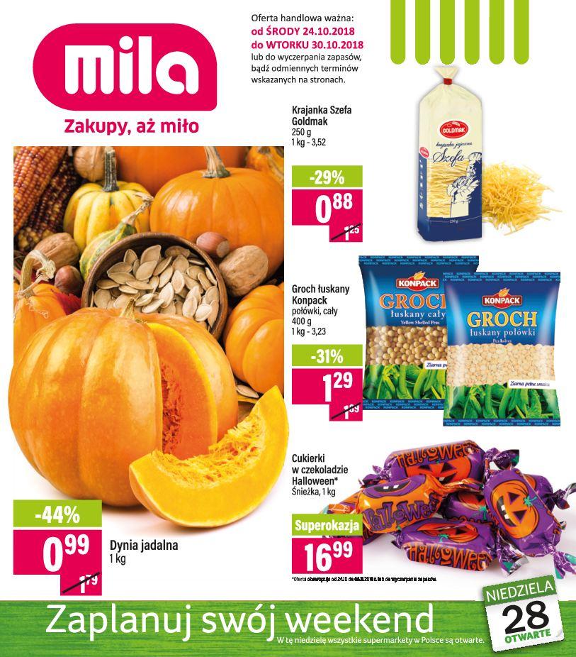 Gazetka promocyjna Mila str. 1