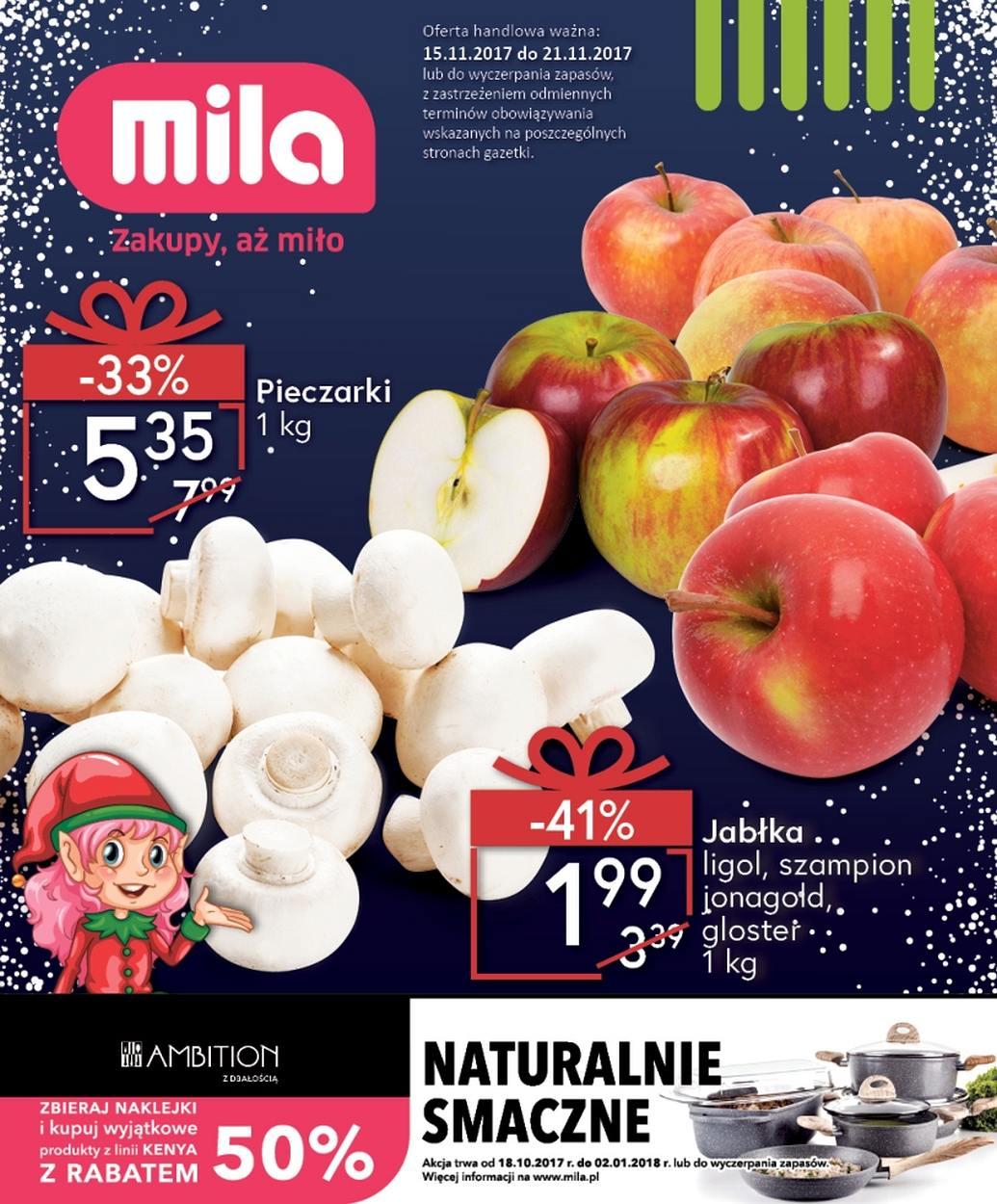 Gazetka promocyjna Mila str. 1