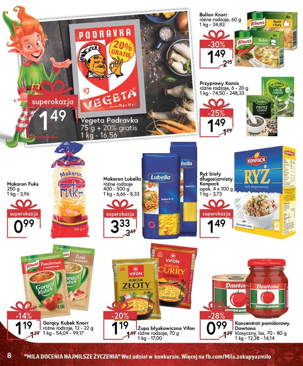 Gazetka promocyjna Mila str. 8