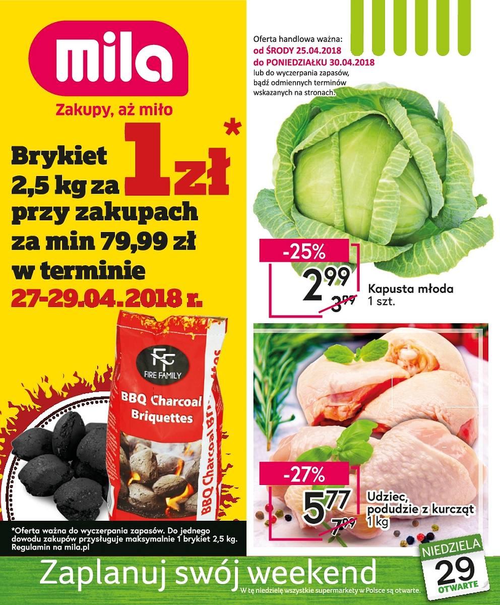 Gazetka promocyjna Mila str. 1