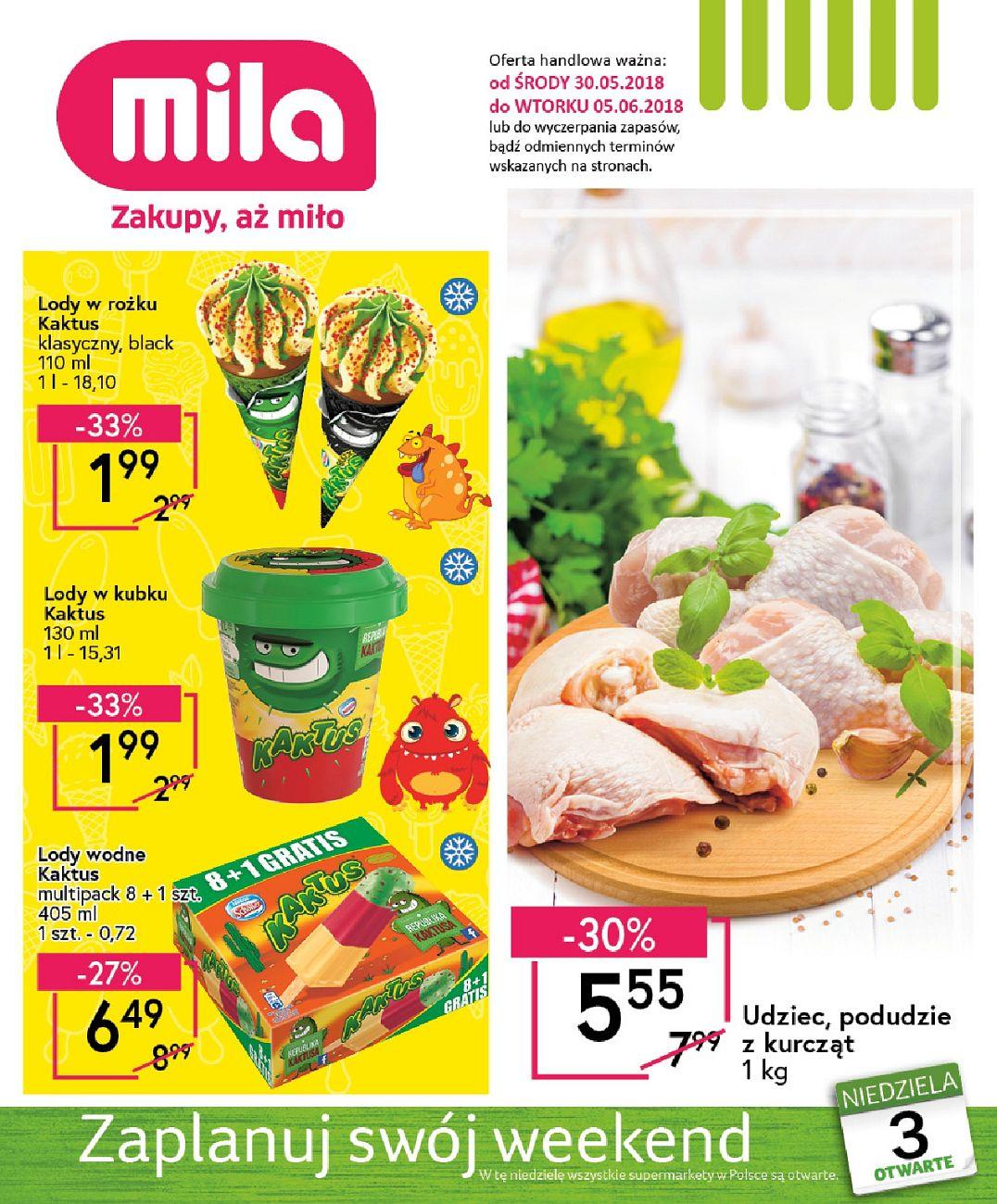 Gazetka promocyjna Mila str. 1
