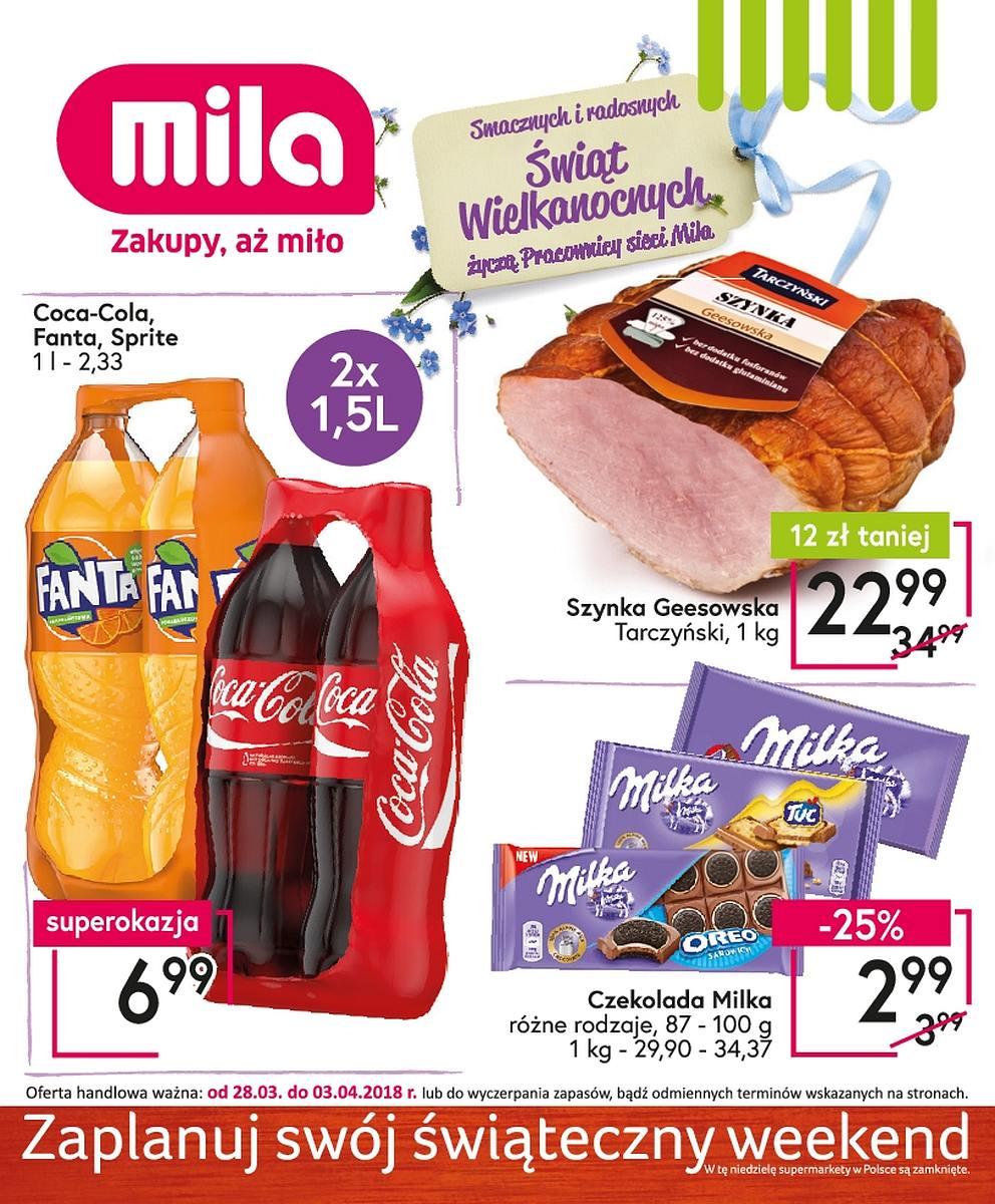 Gazetka promocyjna Mila str. 1