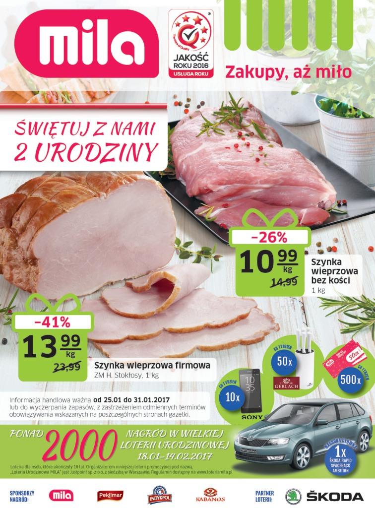 Gazetka promocyjna Mila str. 1