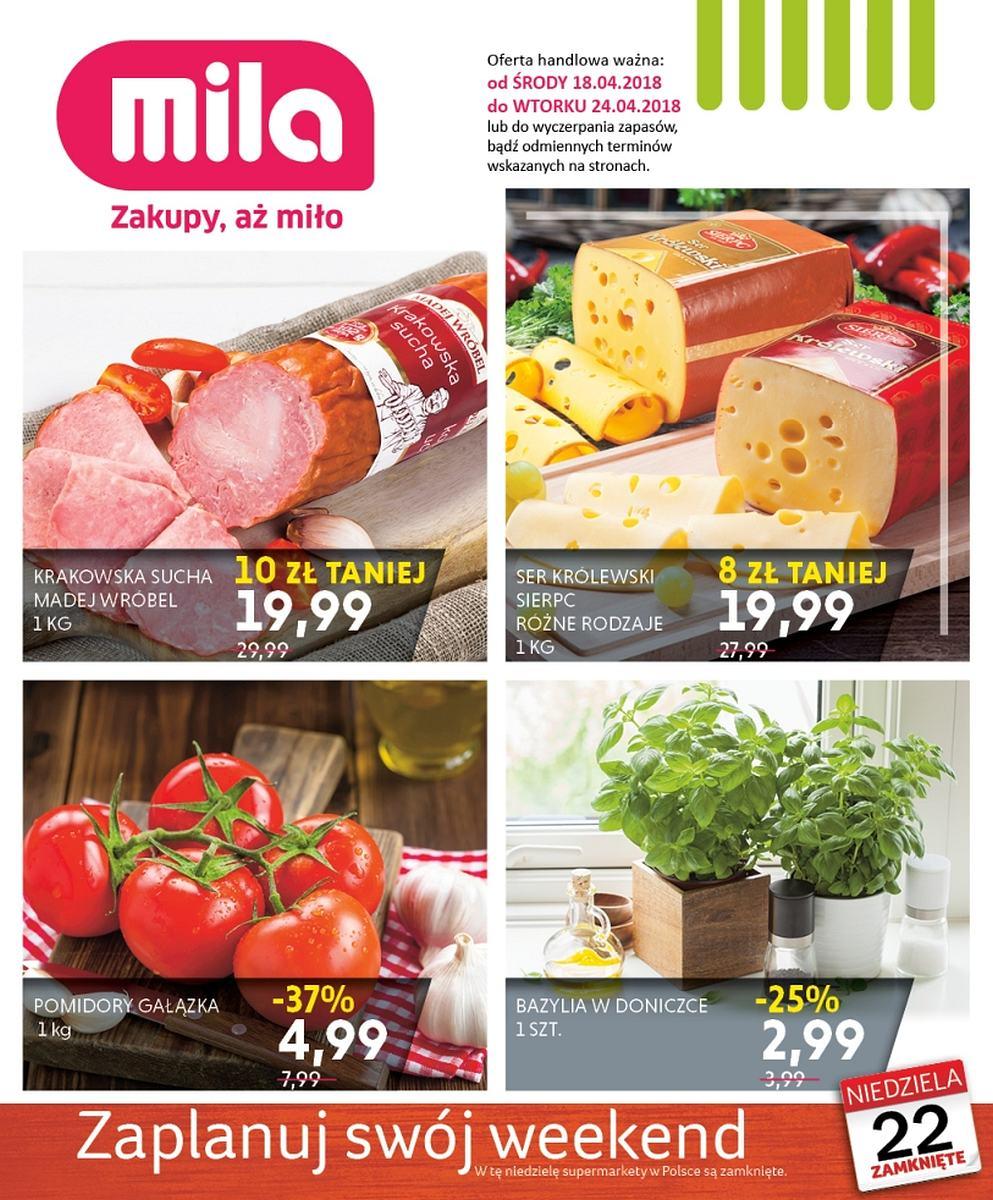 Gazetka promocyjna Mila str. 1