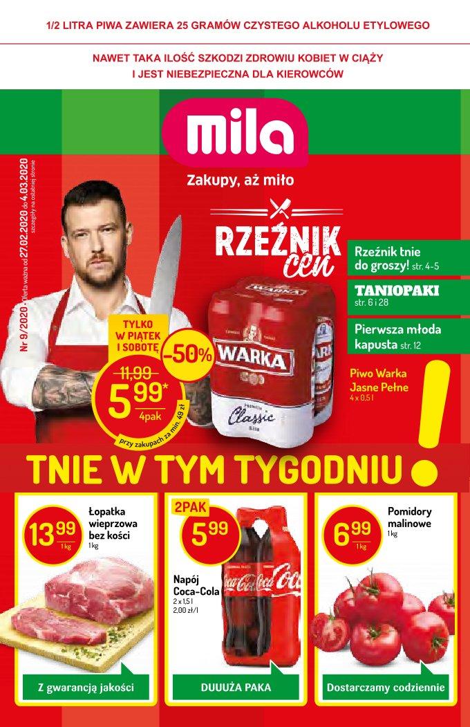 Gazetka promocyjna Mila str. 1