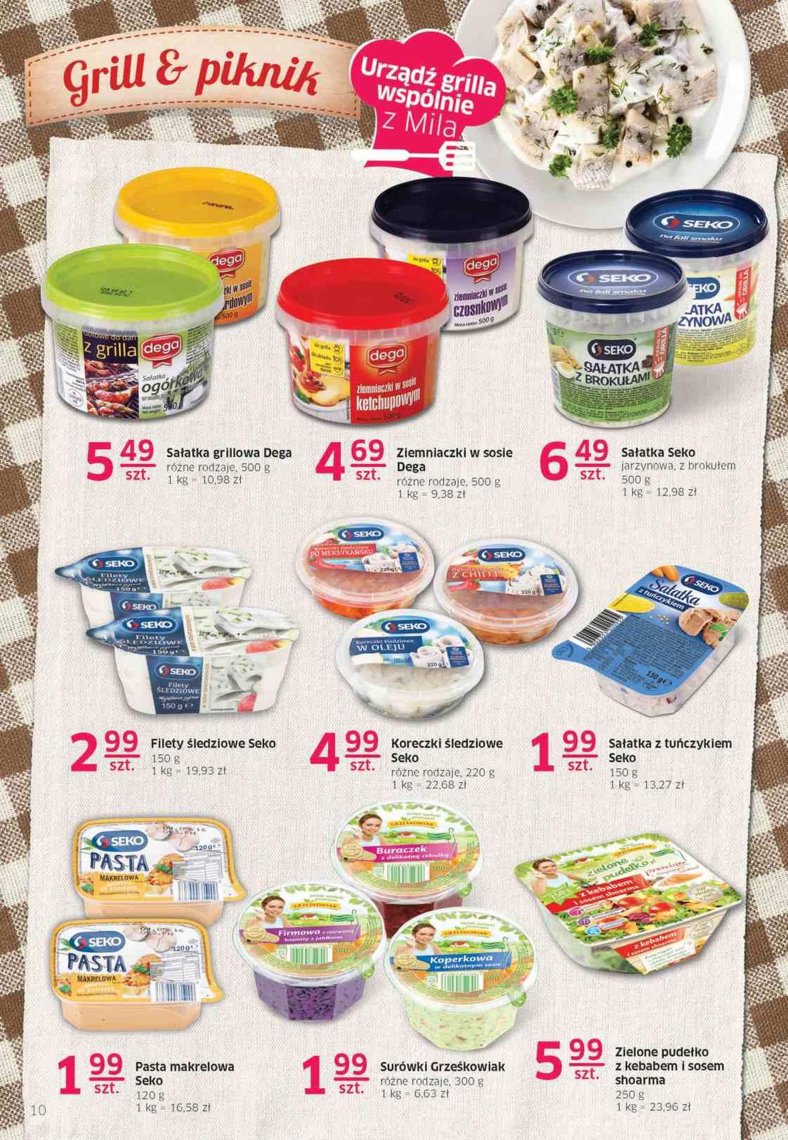 Gazetka promocyjna Mila str. 10