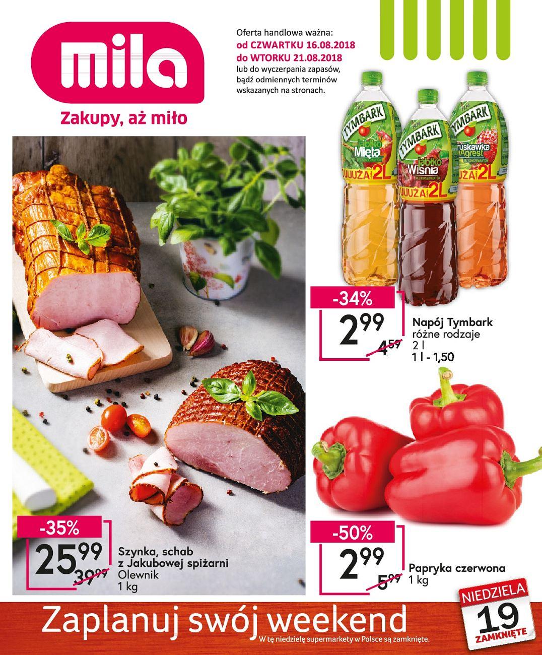 Gazetka promocyjna Mila str. 1