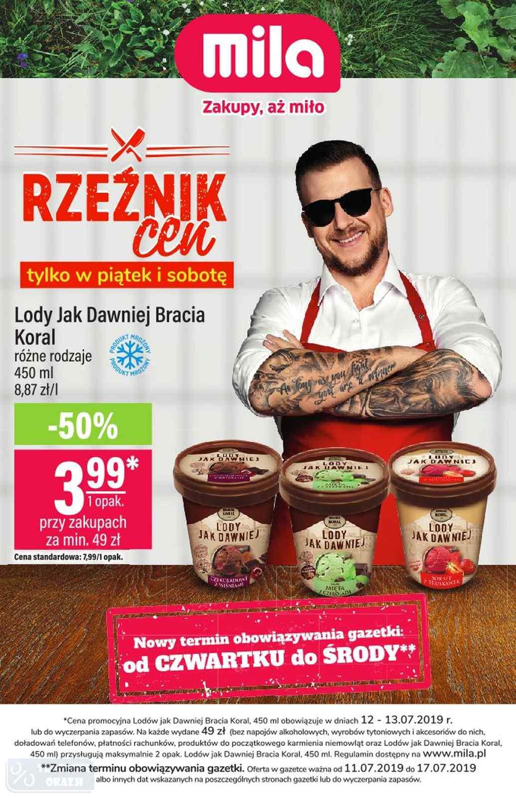 Gazetka promocyjna Mila str. 1