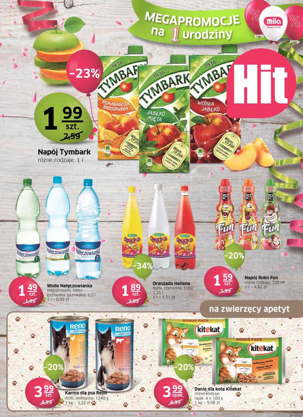 Gazetka promocyjna Mila str. 13