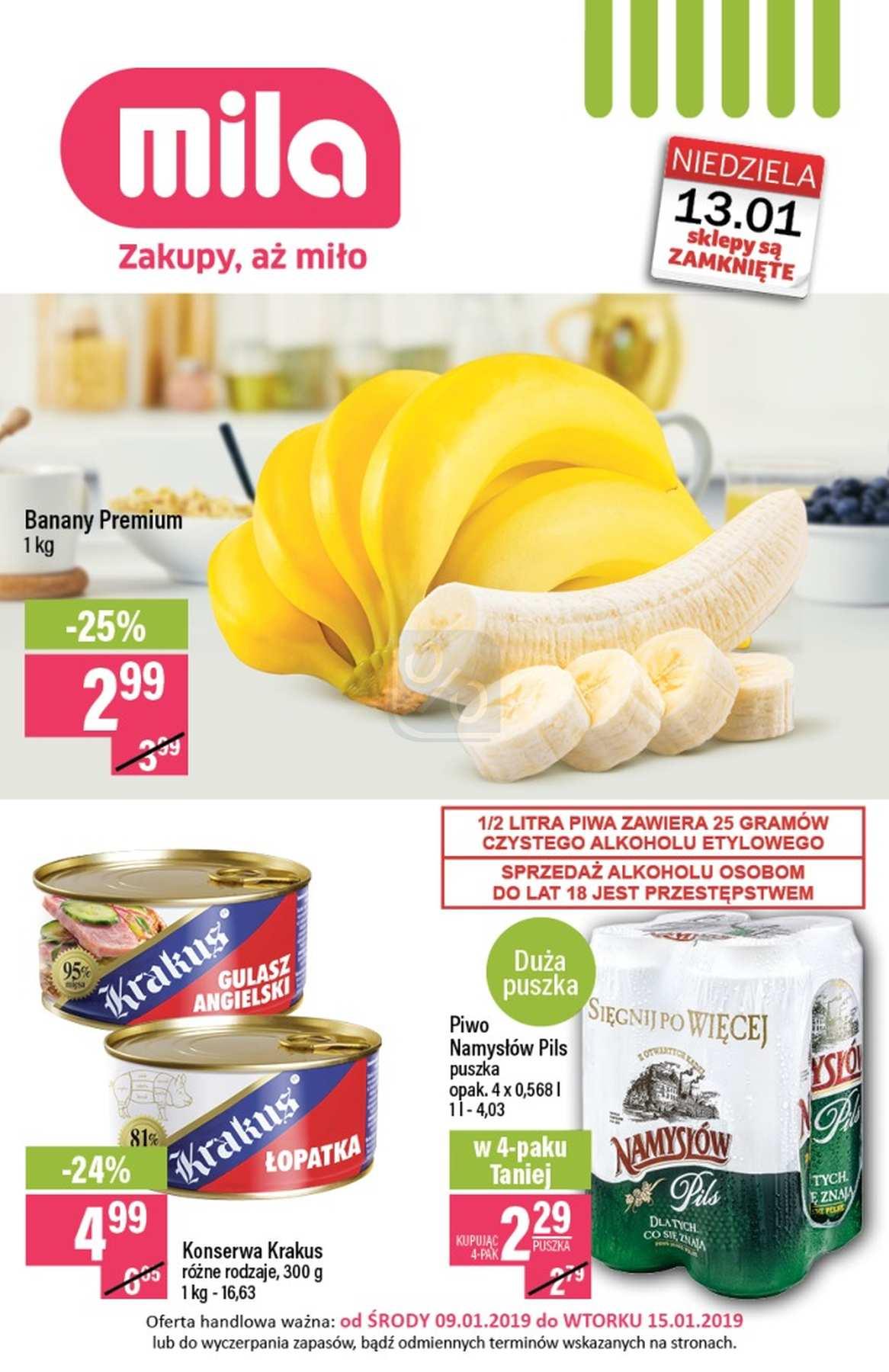 Gazetka promocyjna Mila str. 1