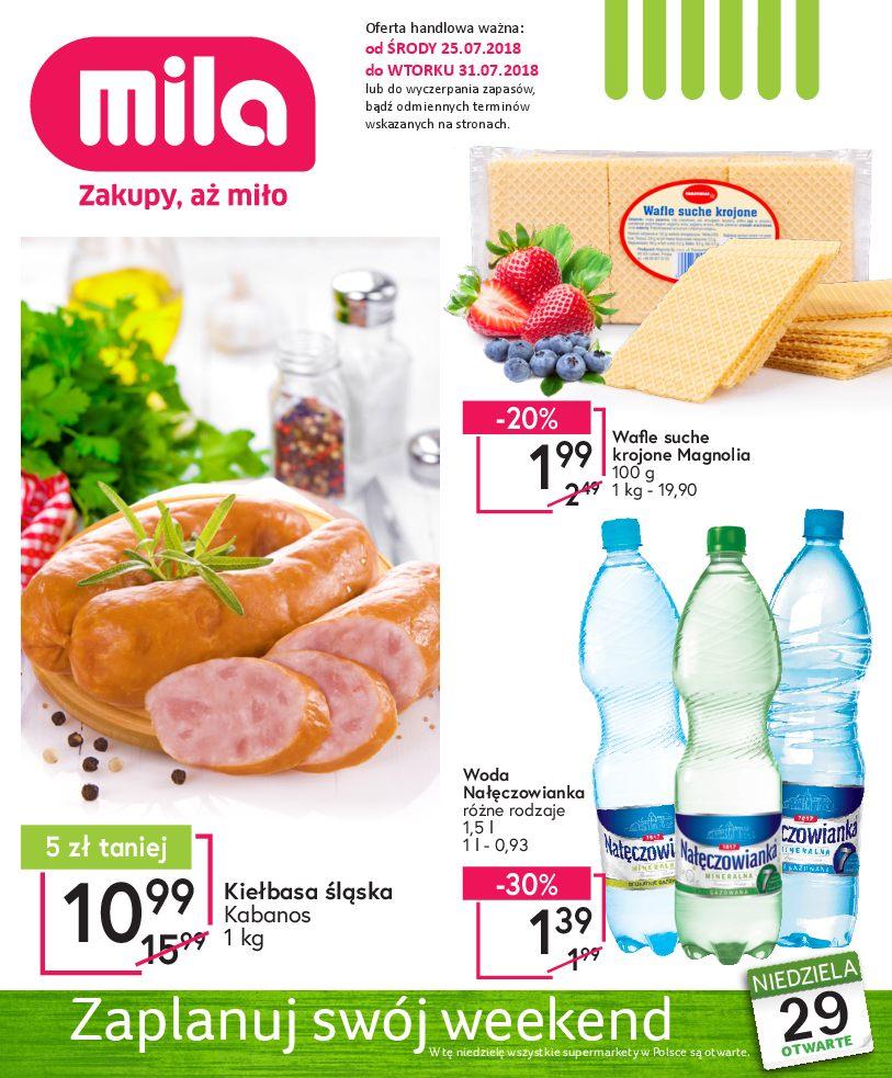 Gazetka promocyjna Mila str. 1