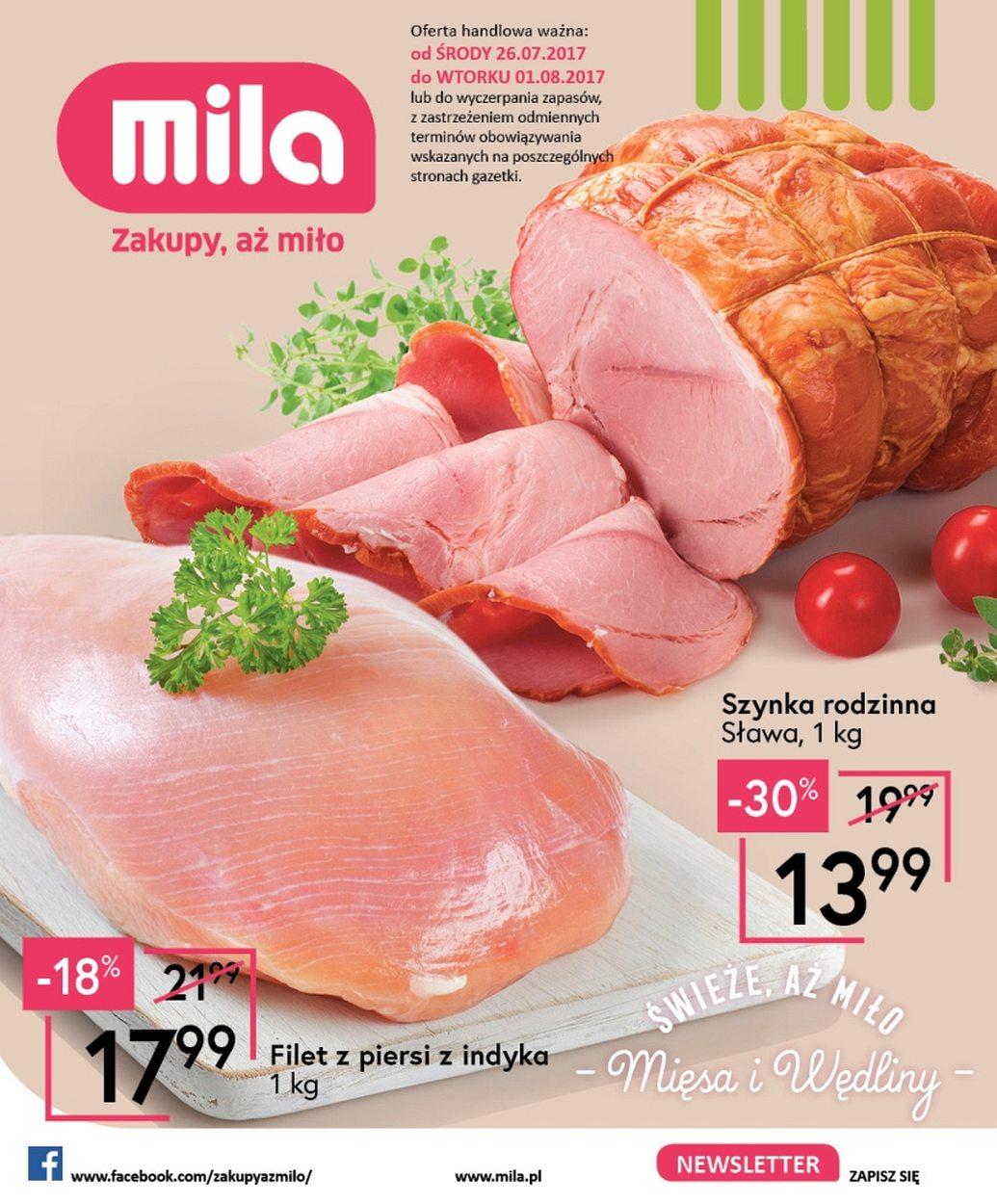 Gazetka promocyjna Mila str. 1