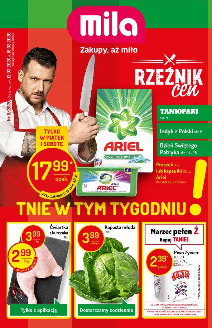 Gazetka promocyjna Mila str. 1