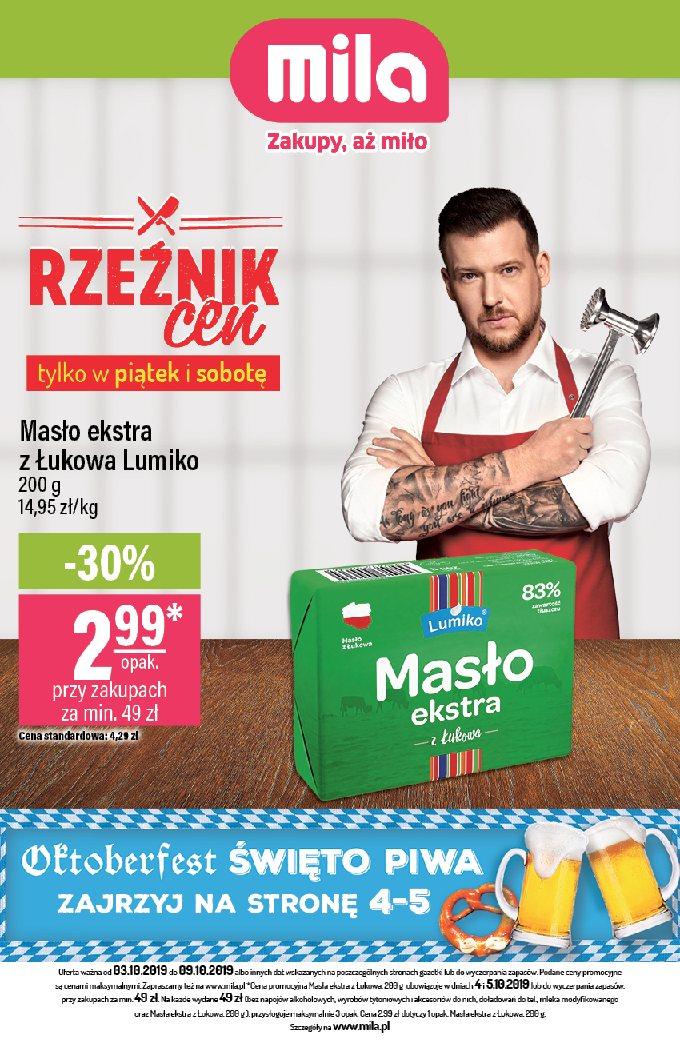 Gazetka promocyjna Mila str. 1
