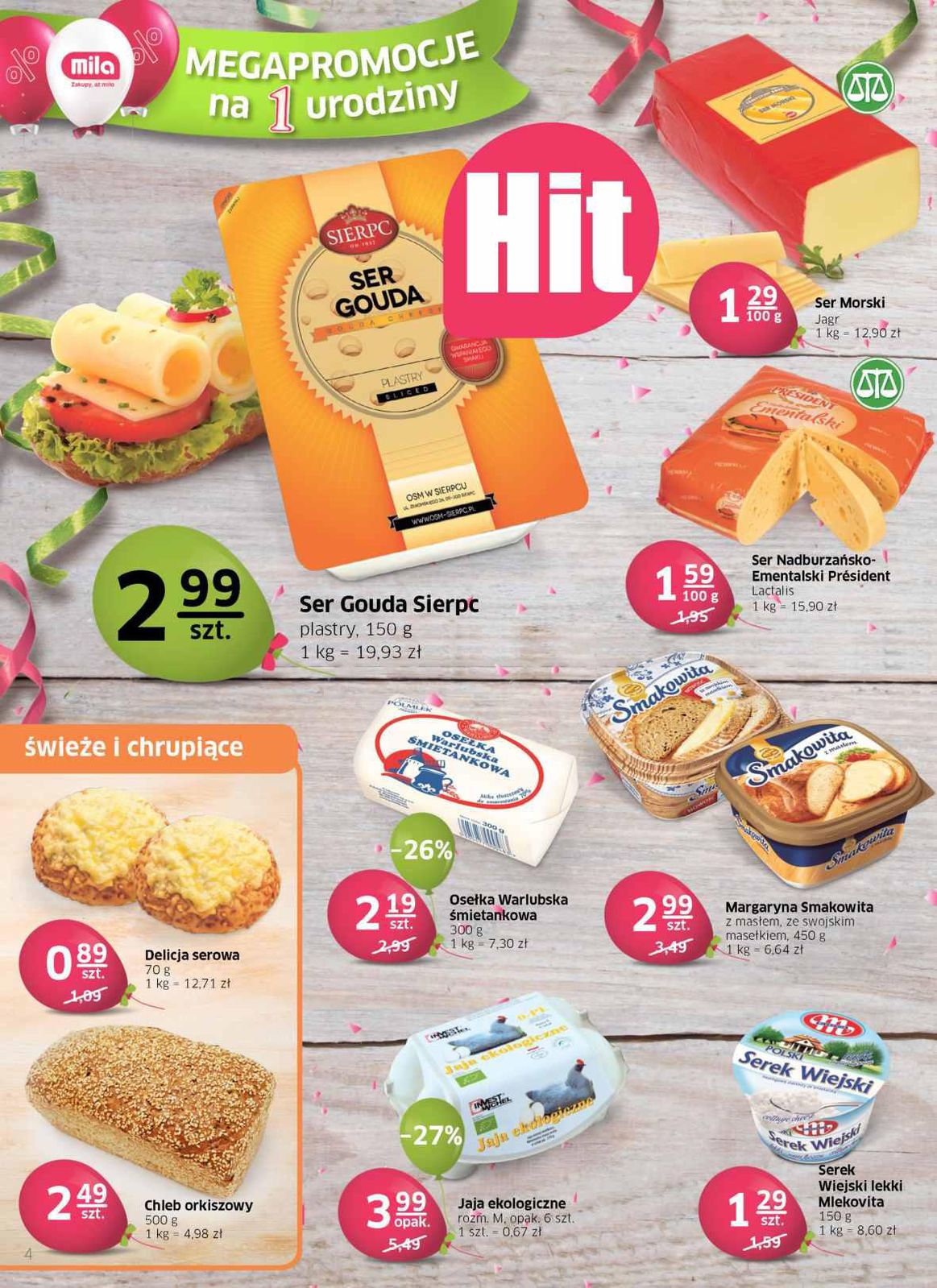 Gazetka promocyjna Mila str. 4