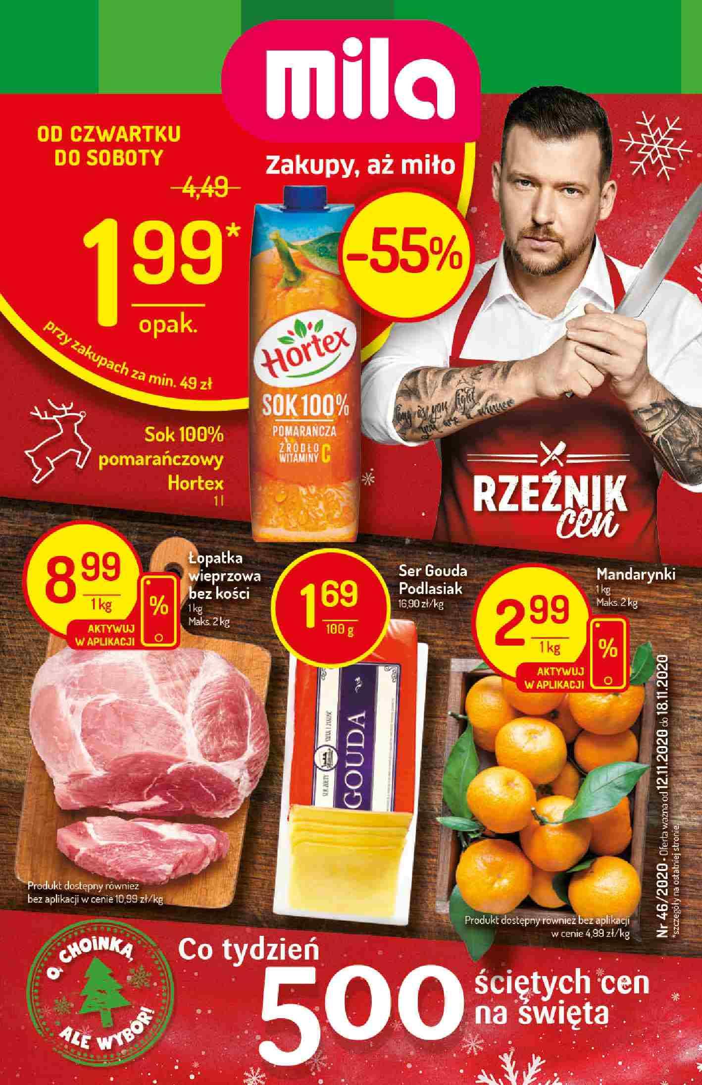 Gazetka promocyjna Mila str. 1