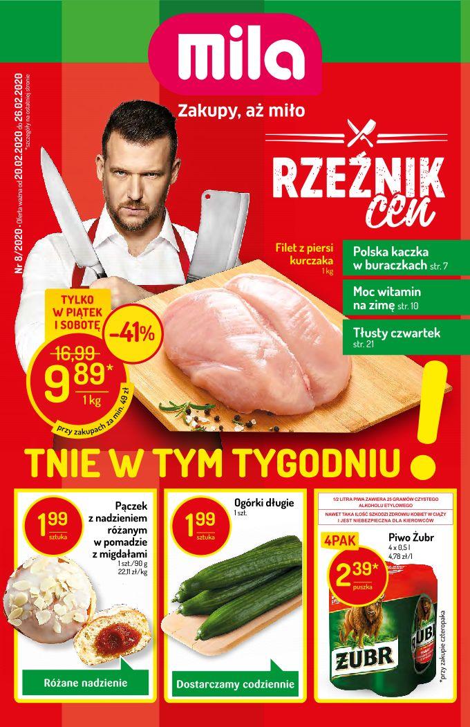 Gazetka promocyjna Mila str. 1