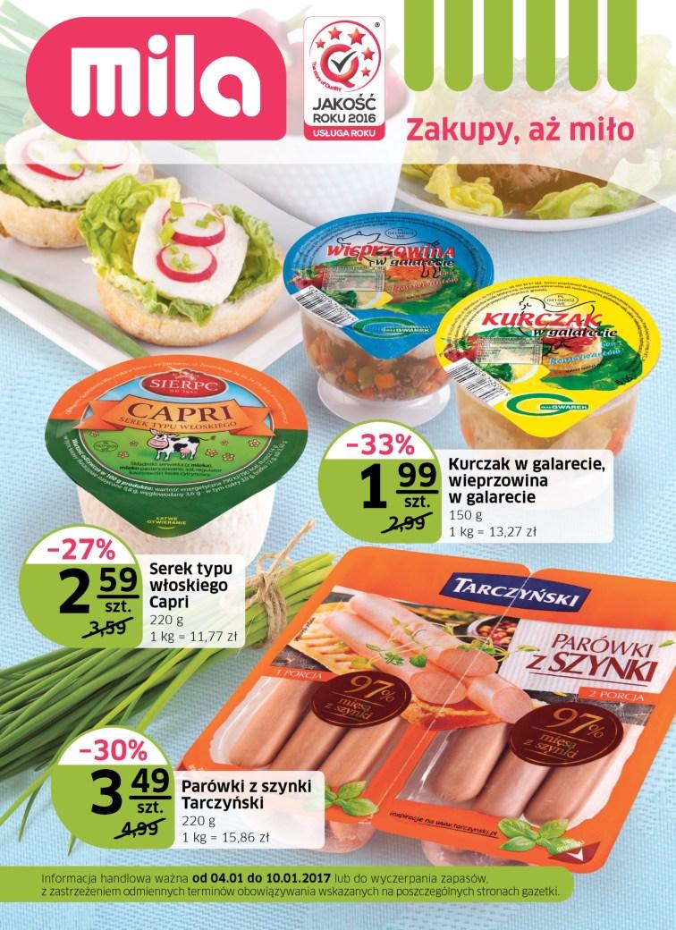 Gazetka promocyjna Mila str. 1