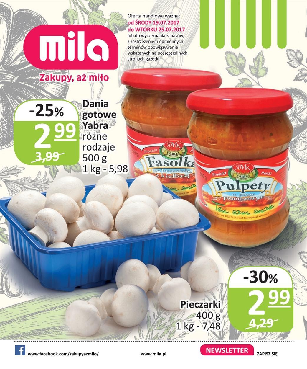 Gazetka promocyjna Mila str. 1