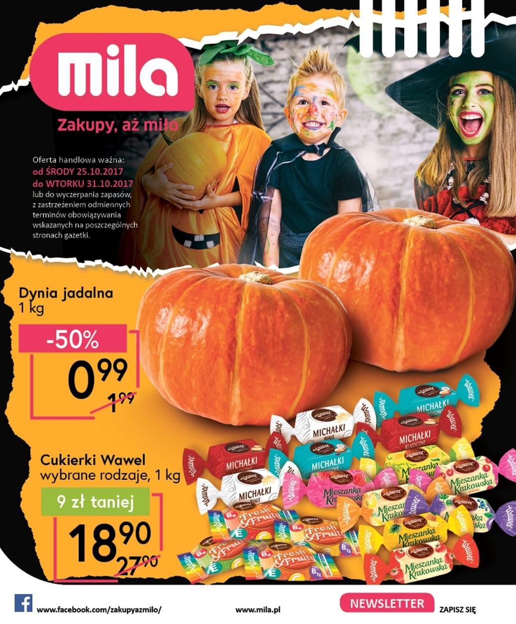 Gazetka promocyjna Mila str. 1