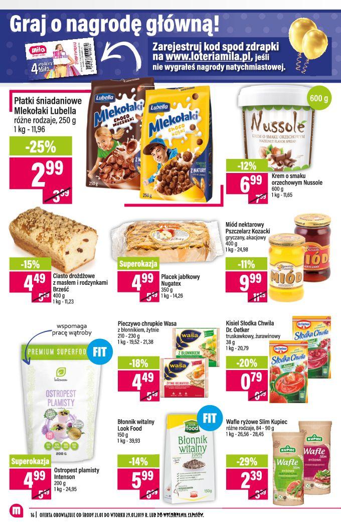 Gazetka promocyjna Mila str. 16