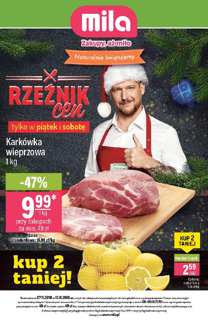 Gazetka promocyjna Mila str. 1
