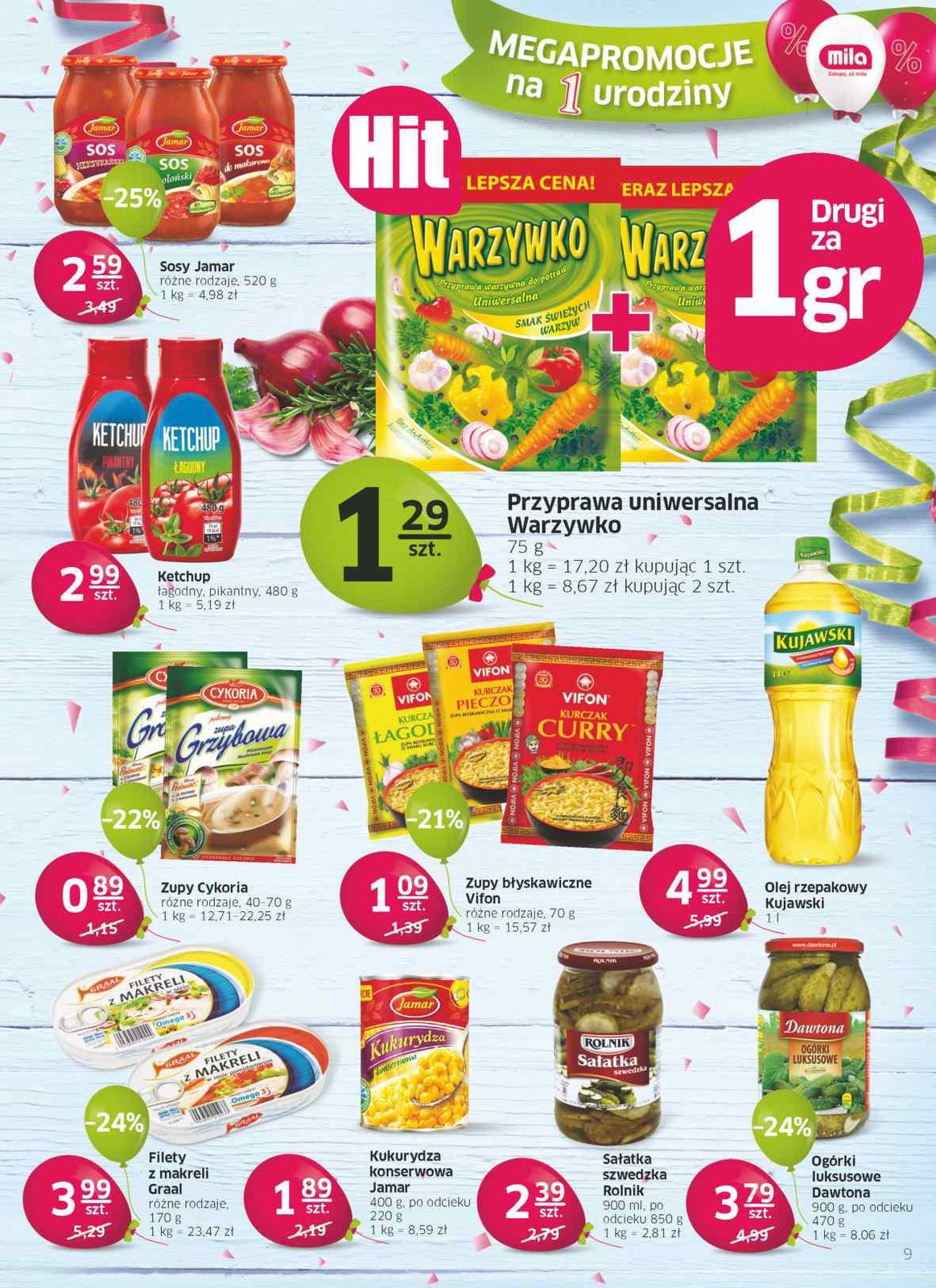 Gazetka promocyjna Mila str. 9