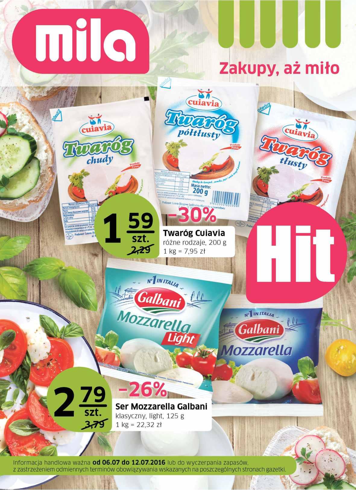 Gazetka promocyjna Mila str. 1