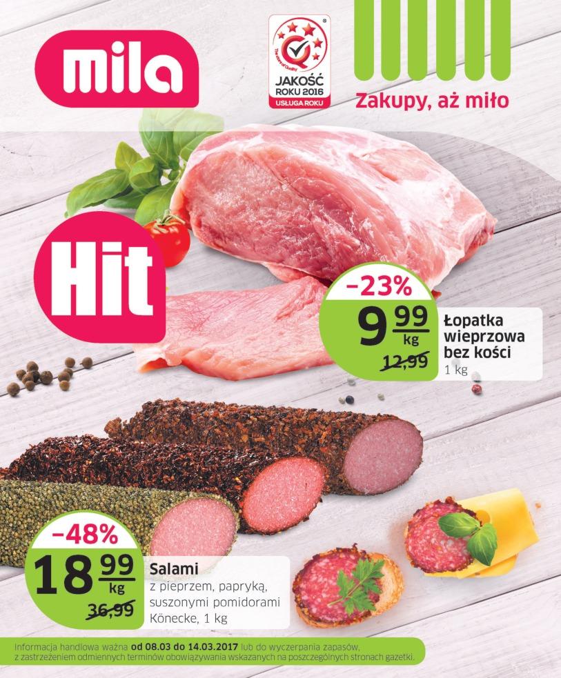 Gazetka promocyjna Mila str. 1