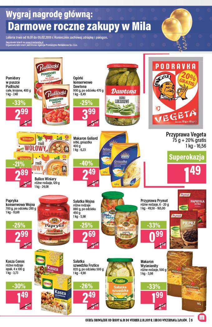Gazetka promocyjna Mila str. 15