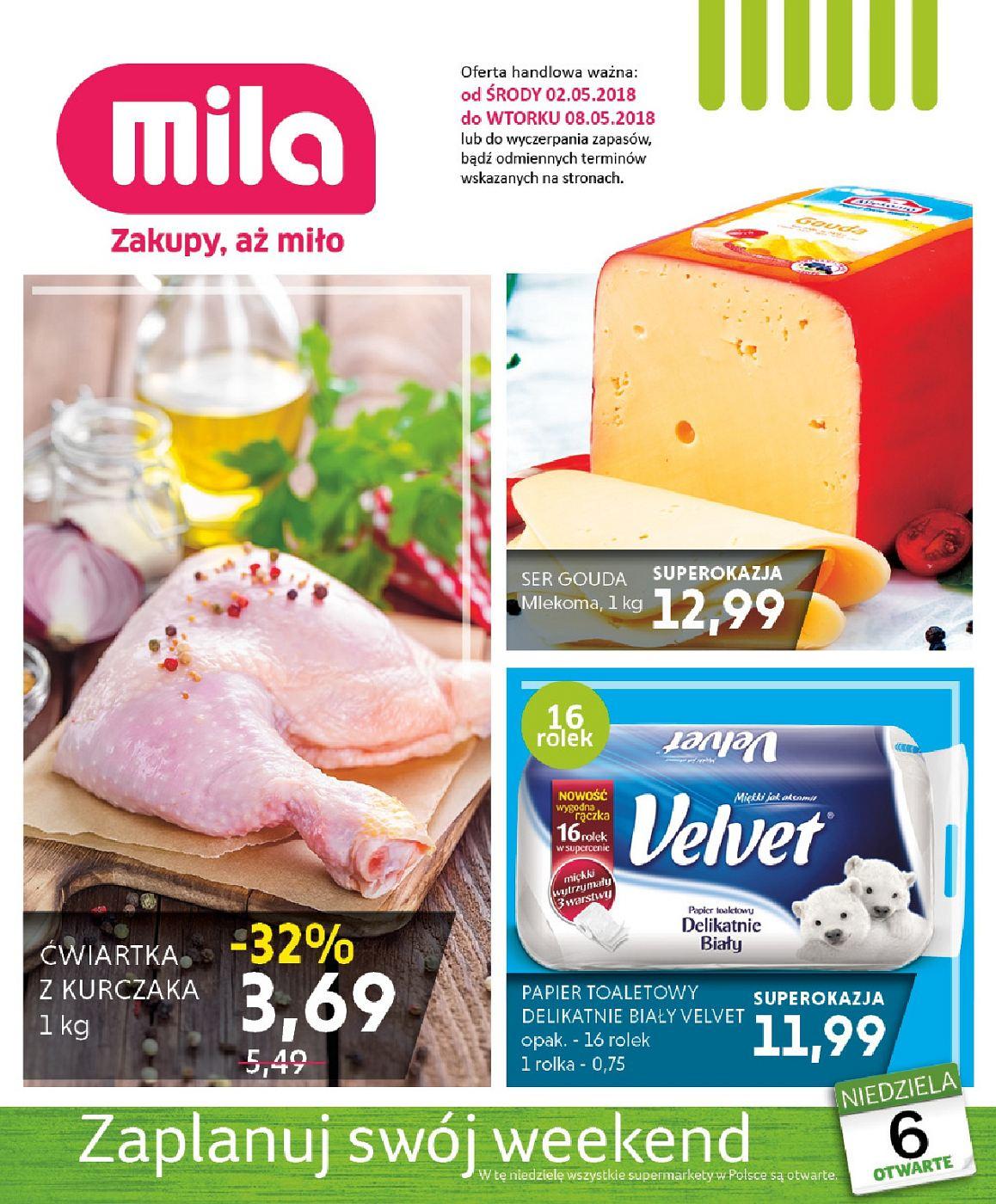 Gazetka promocyjna Mila str. 1