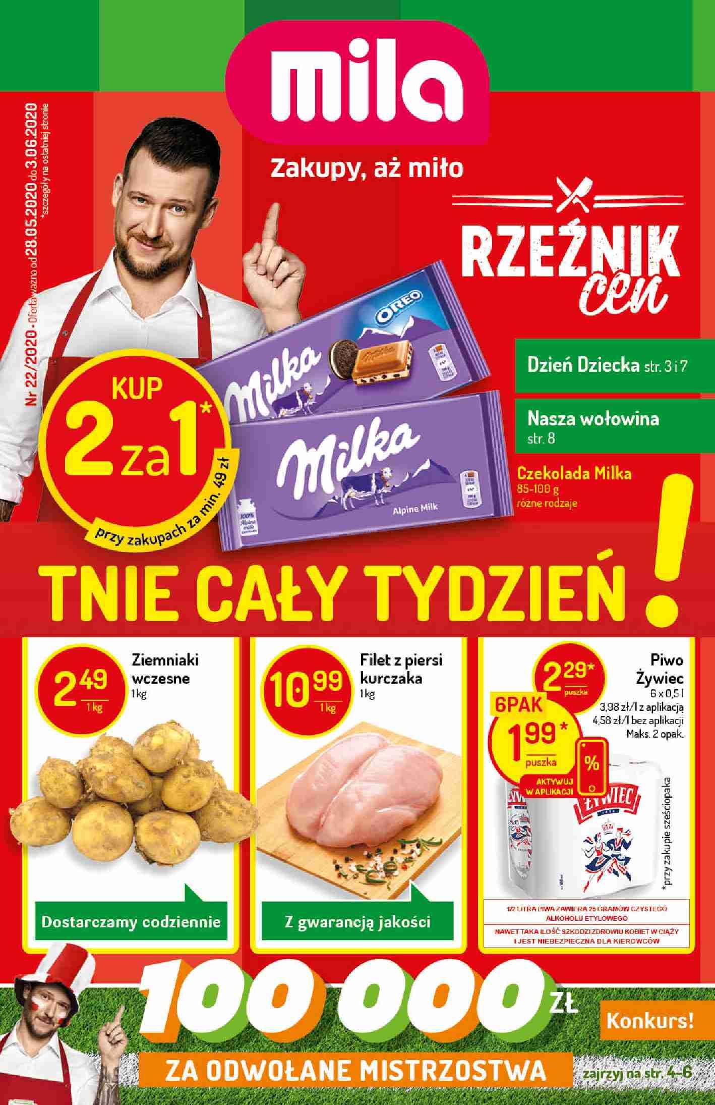 Gazetka promocyjna Mila str. 1