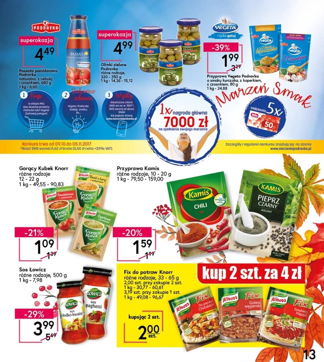 Gazetka promocyjna Mila str. 13