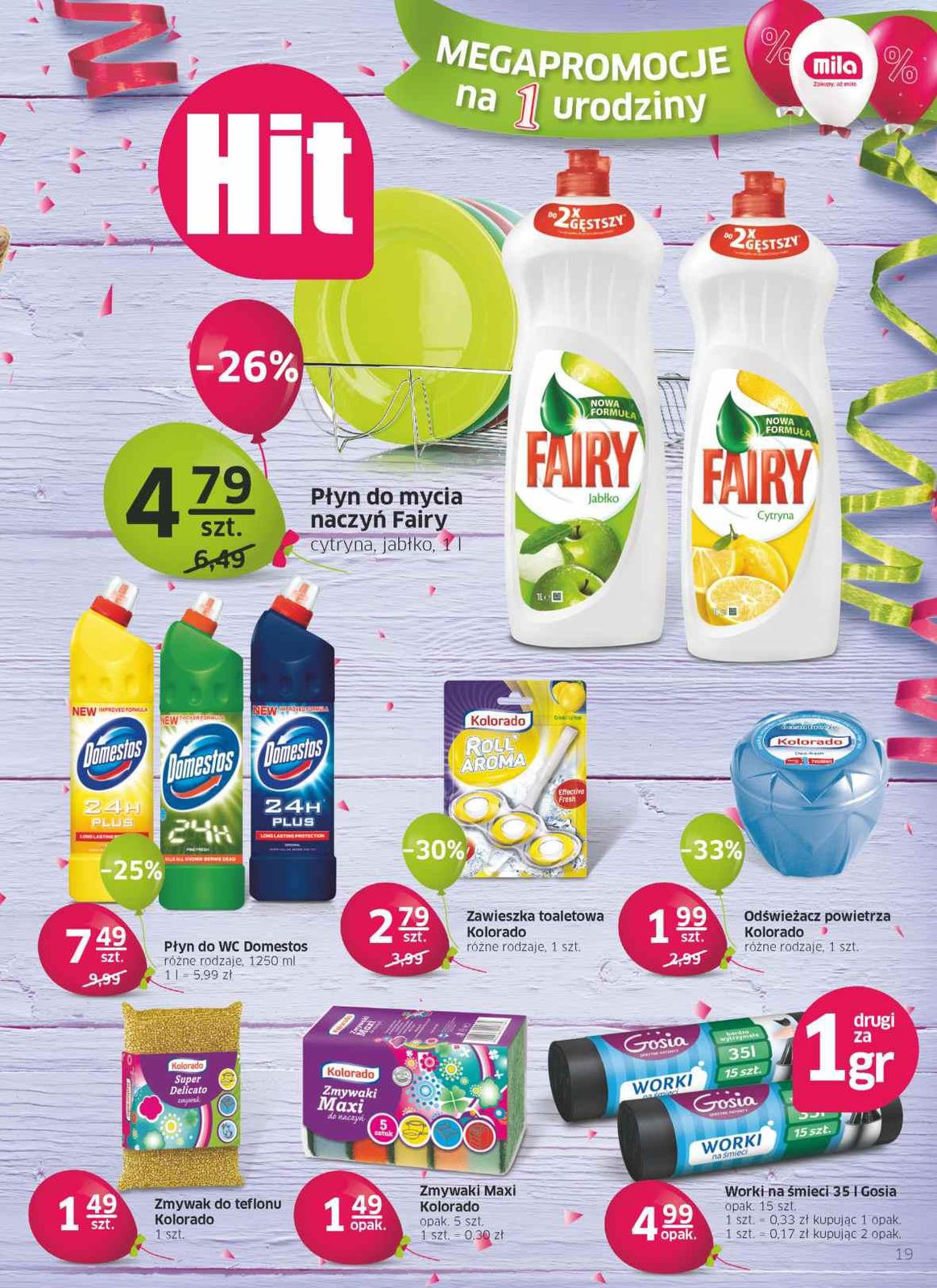 Gazetka promocyjna Mila str. 19