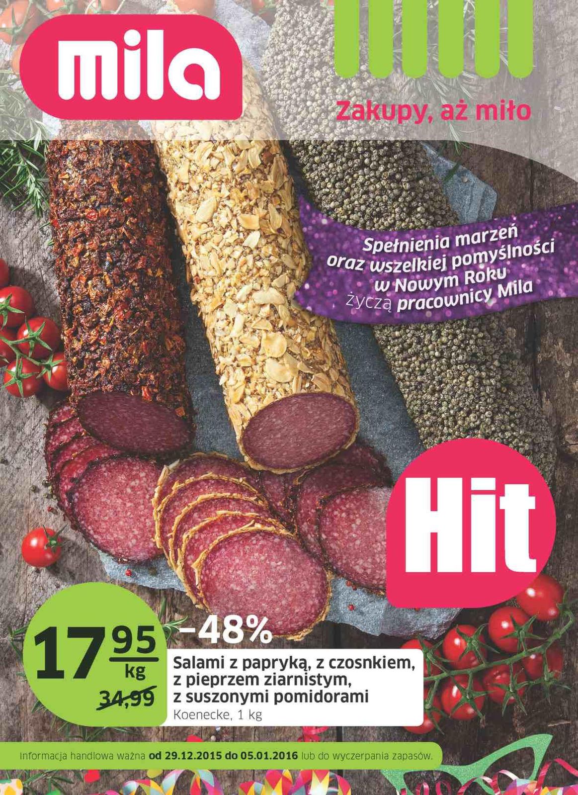 Gazetka promocyjna Mila str. 1