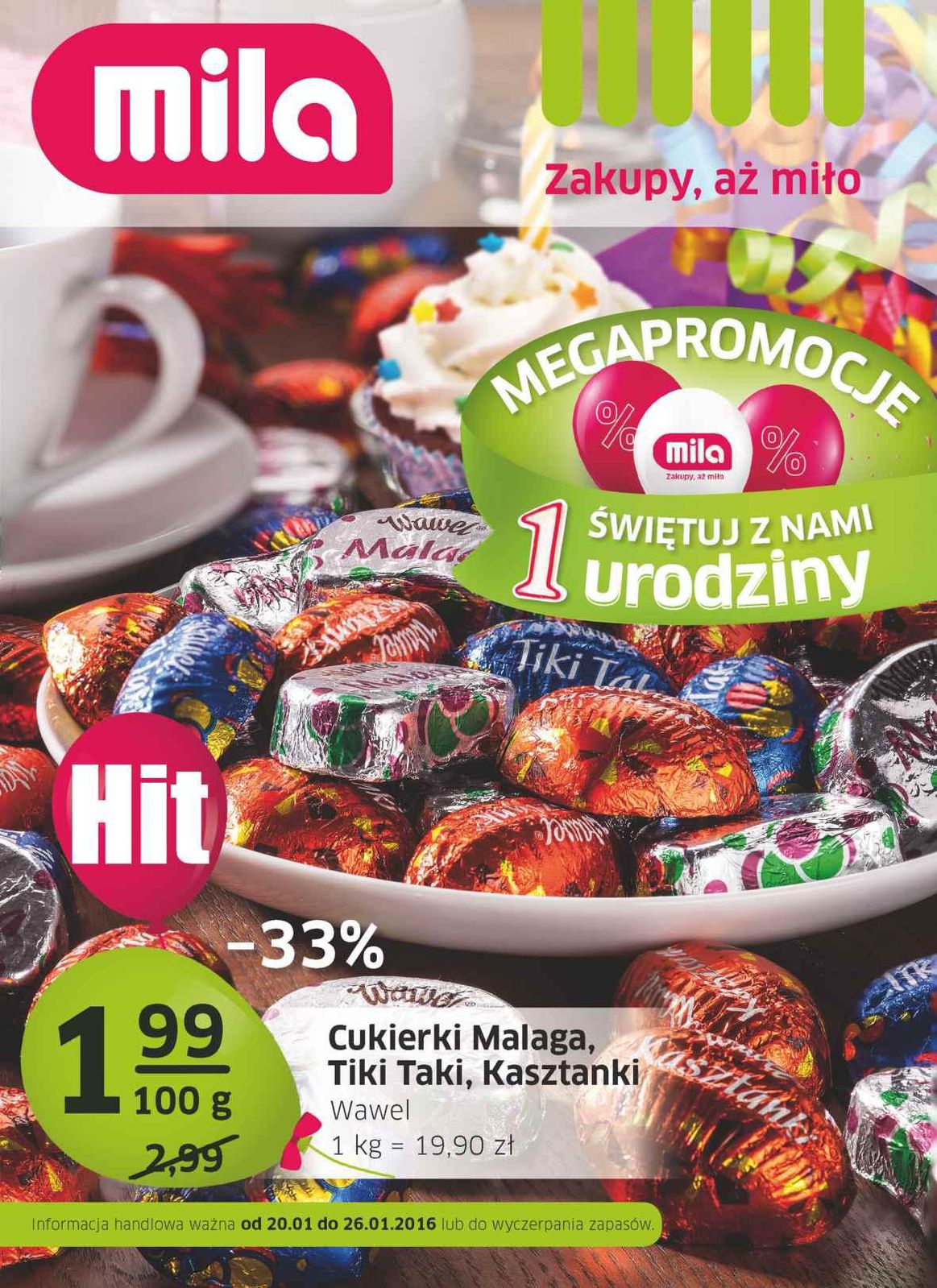 Gazetka promocyjna Mila str. 1