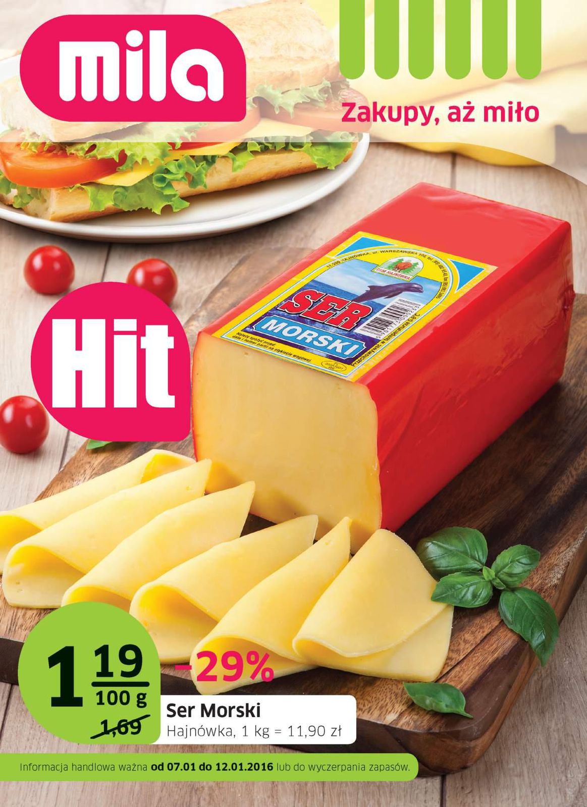 Gazetka promocyjna Mila str. 1