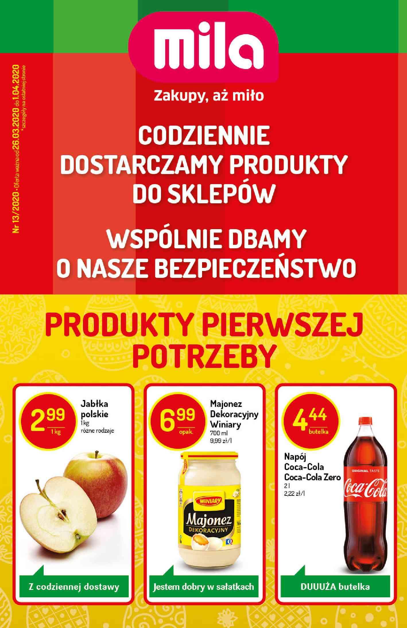 Gazetka promocyjna Mila str. 1