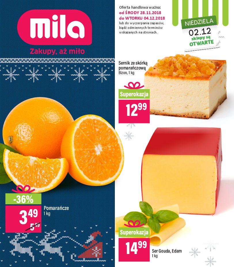 Gazetka promocyjna Mila str. 1