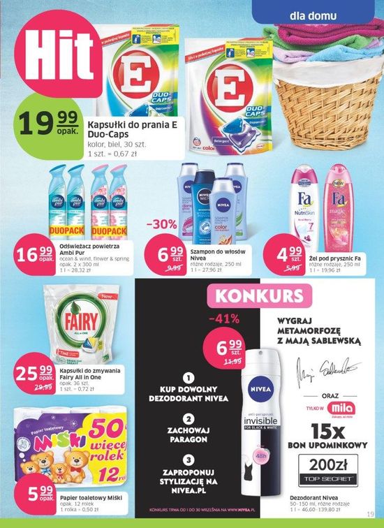 Gazetka promocyjna Mila str. 19