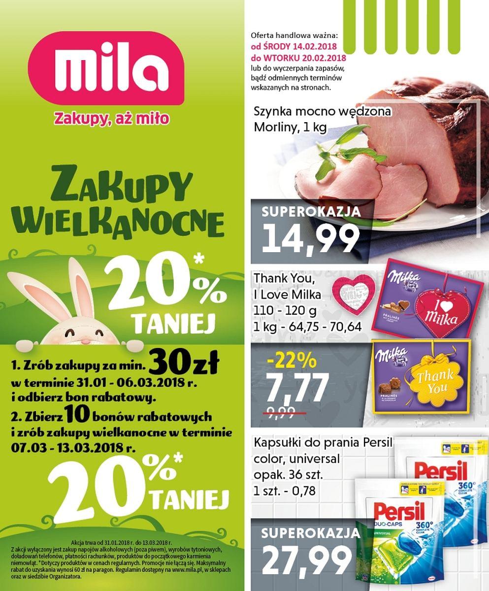Gazetka promocyjna Mila str. 1