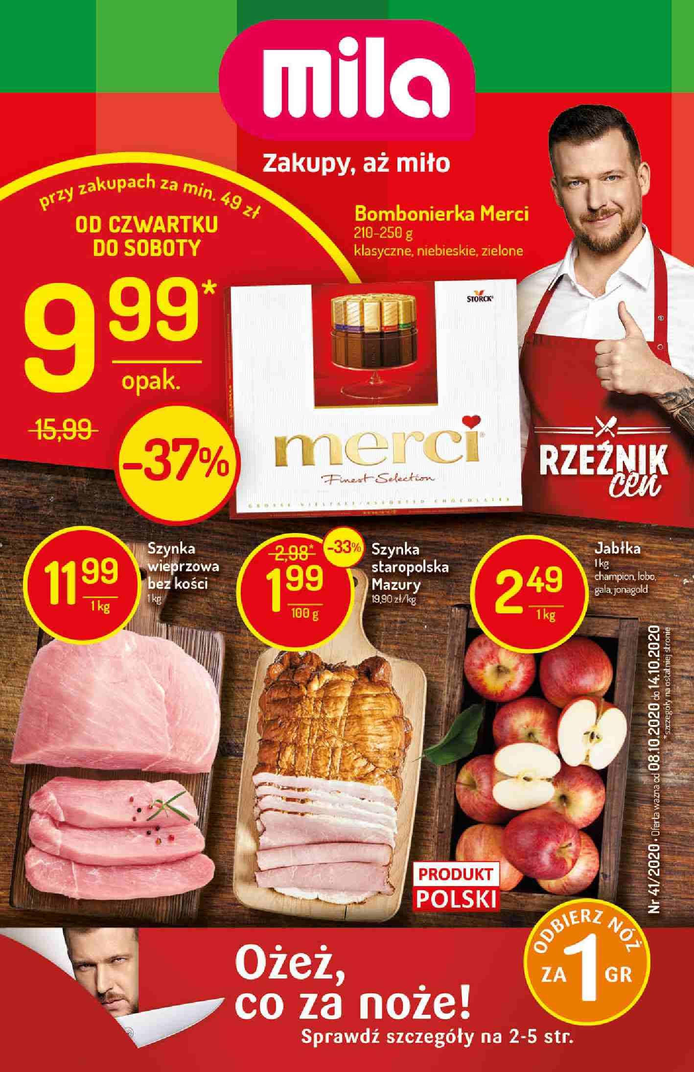 Gazetka promocyjna Mila str. 1