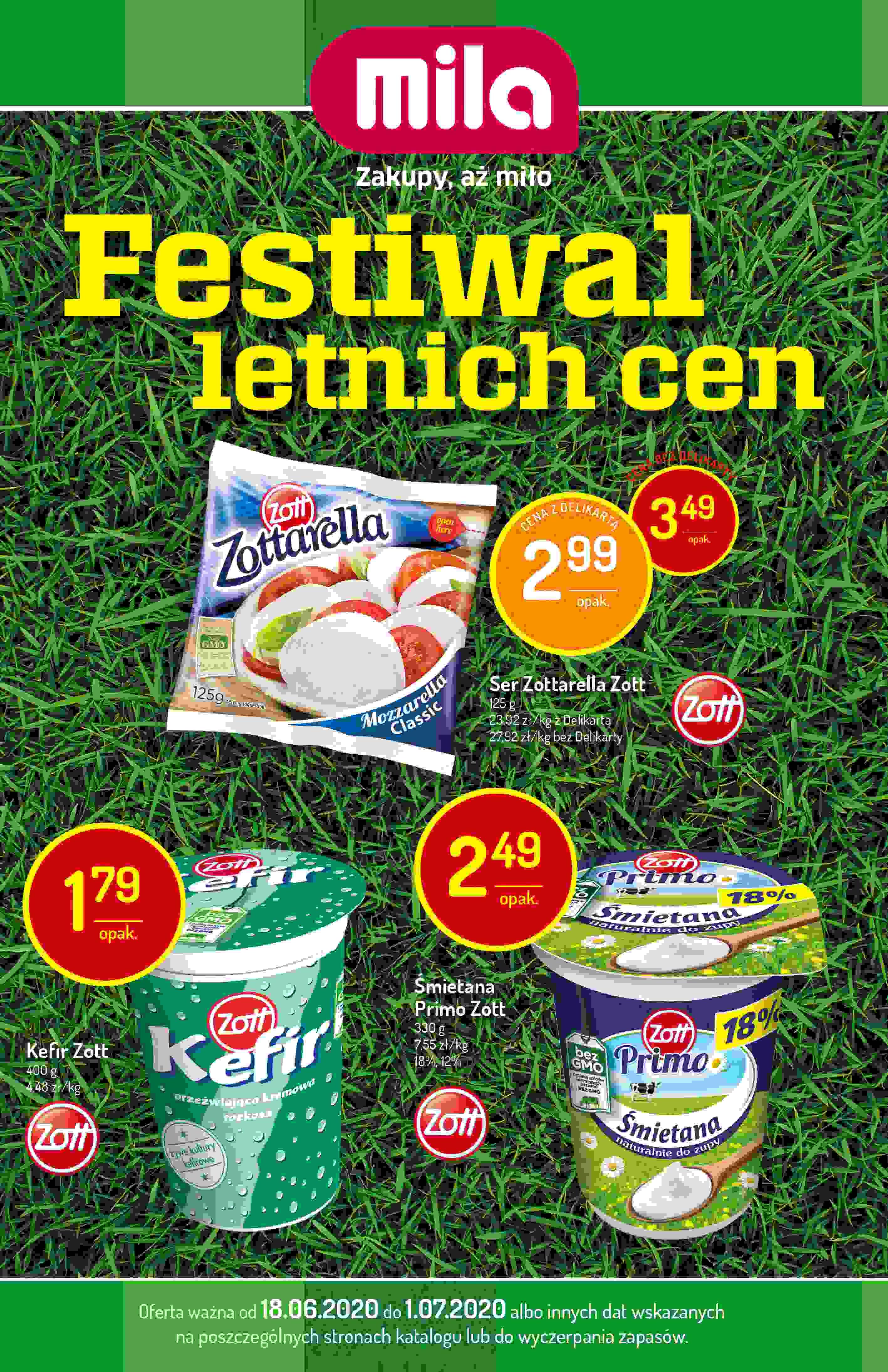 Gazetka promocyjna Mila str. 1