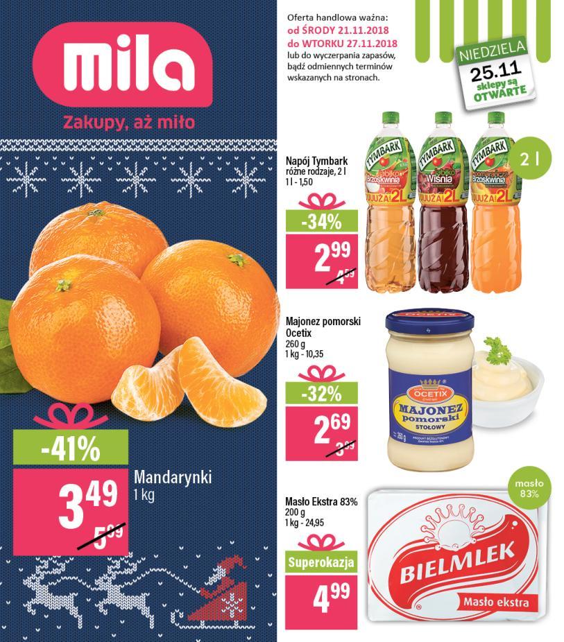 Gazetka promocyjna Mila str. 1