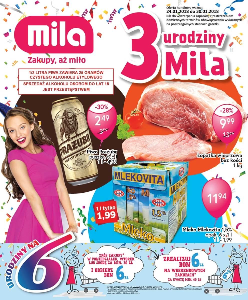 Gazetka promocyjna Mila str. 1