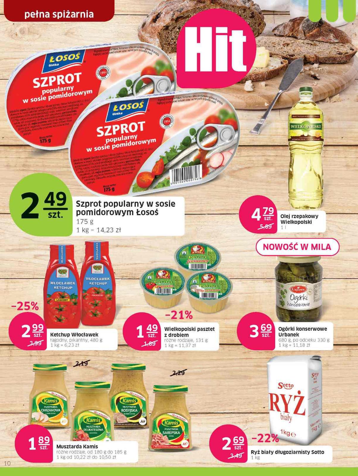 Gazetka promocyjna Mila str. 10