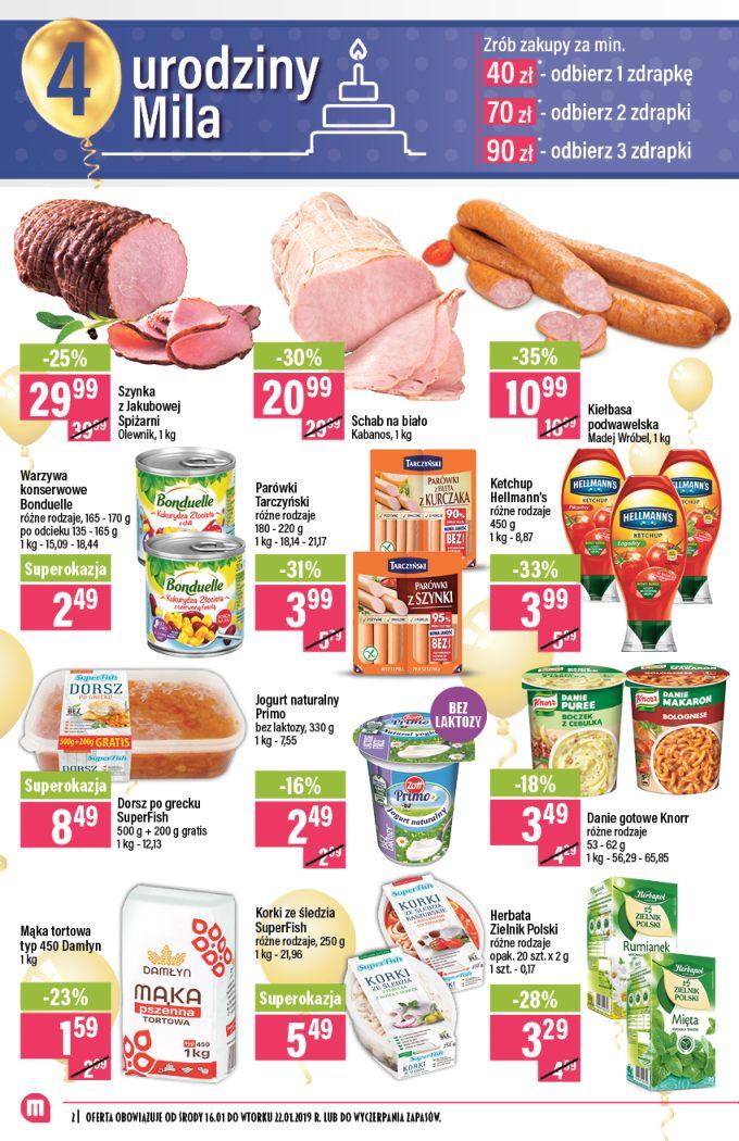 Gazetka promocyjna Mila str. 2