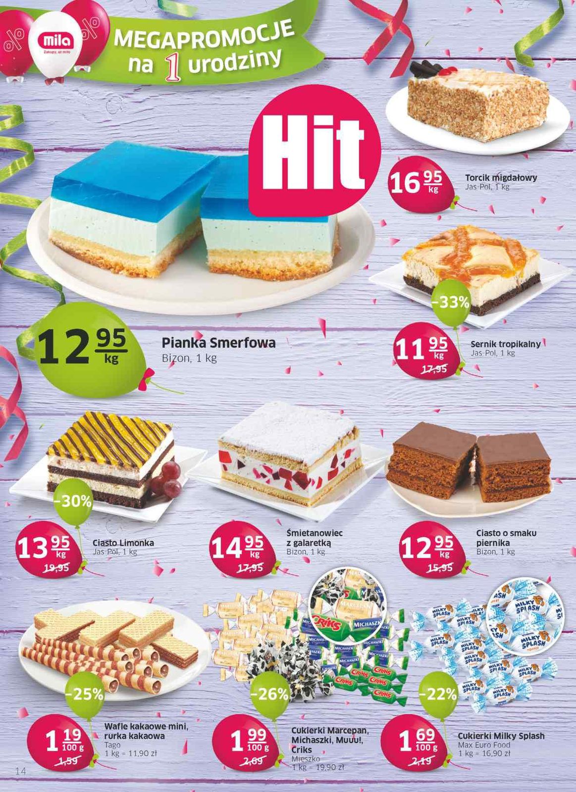 Gazetka promocyjna Mila str. 14